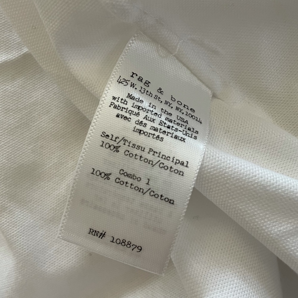 NWT Rag & Bone Kent Sleeveless Button Down Shirt - sz S - Picture 5 of 6